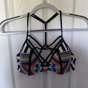 ABSTRACT DESIGNED BIKINI TOP